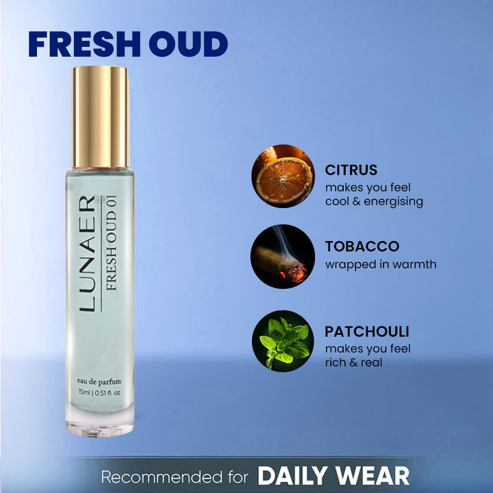 Bestsellers Travel Size Combo Set of 2 x 15ml Oud Infini, Fresh Oud